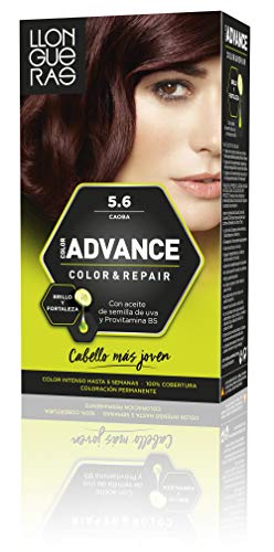 Llongueras Advance Tinte de Cabello Permanente Tono #5.6 Caoba