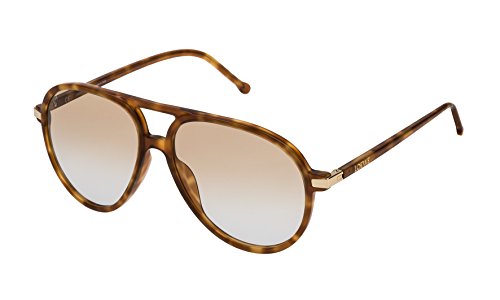 Loewe SLW972M5606PL Gafas de sol, Shiny Light Havana, 56 para Mujer