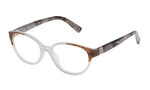 Loewe VLW920M50098T Monturas de gafas, Brown/Dark/Blue Green, 55 Unisex