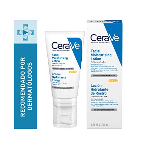 L'Oreal Cerave Crema Facial, SPF 25, 52 ml