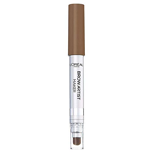 L'Oréal Paris Brow Artist Lápiz rellenador de Cejas, Tono Maker 002 Light Brunette