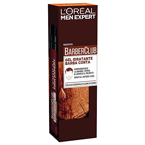 L'Oréal Paris Men Expert, línea Barber Club - Producto para el cuidado de la barba gel hidratante, barba corta