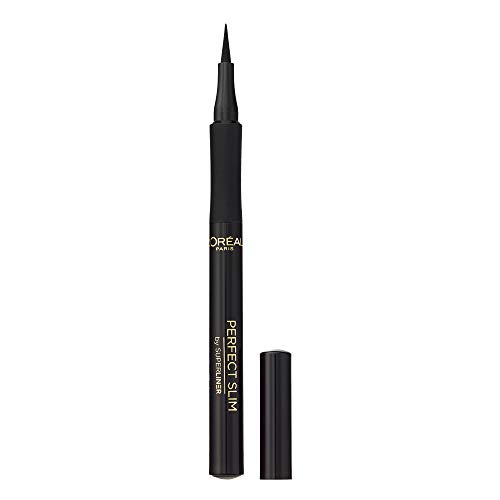 L'Oréal Paris ZIT40346 Makeup - Estuche de maquillaje para mujer, ideal como regalo para mujeres, máscara de volumen y delineador de ojos, color negro, superliner Perfect Slim, 2 unidades