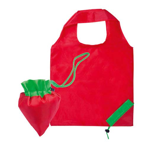 Lote de 50 Bolsas de la Compra Plegables"Frutis" - Bolsas Reciclables de Tela con forma de Originales Frutas - 100% Ecológico. Bolsas de la compra baratas