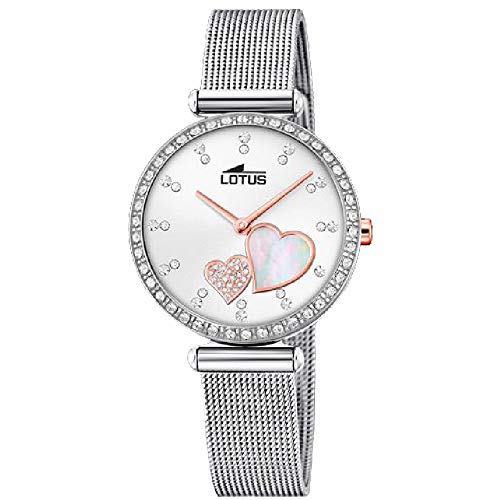 Lotus Reloj Analógico para Mujer de Cuarzo con Correa en Acero Inoxidable 18616/1