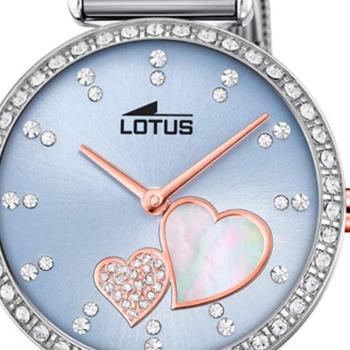 Lotus Reloj Analógico para Mujer de Cuarzo con Correa en Acero Inoxidable 18616/2