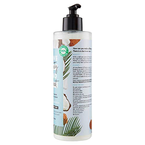 Love Beauty and Planet Loción corporal agua de coco y flor de mimosa Luscious Hydration - 400 ml