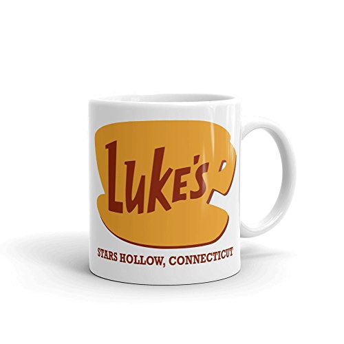 Luke's Diner Gilmore - Taza de cerámica para niñas, color blanco, 325 ml