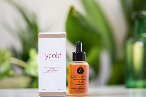 Lycolé, Serum de Licopeno Línea Masculina con Cuentagotas Cristal, 50 ml