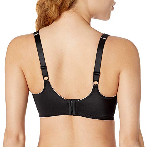 Maidenform Minimizer Support Sujetador Reductor, Negro (Black/Champagne Shimmer), (Talla del Fabricante: 100D) para Mujer