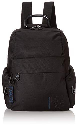 Mandarina Duck Md20, Mochila para Mujer, Negro (Nero/Black), 10x21x28.5 cm (B x H x T)