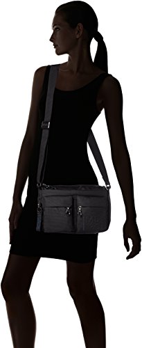 Mandarina Duck Md20 Tracolla, Mochila para Mujer, Negro (Negro), 10x21x28.5 cm (B x H x T)