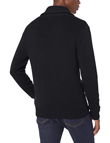 Marca Amazon – Goodthreads – Cárdigan de algodón suave para hombre, Negro (solid black Blk), US XS (EU XS)