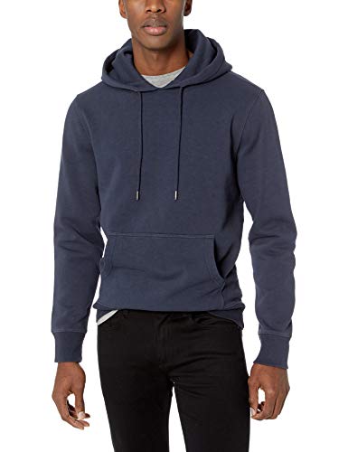 Marca Amazon - Goodthreads – Sudadera con capucha de forro polar para hombre, Azul (navy eclipse), US XS (EU XS)