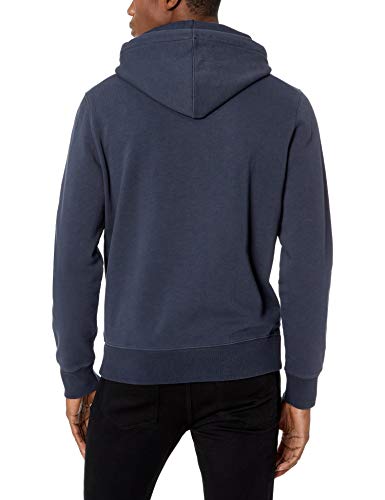 Marca Amazon - Goodthreads – Sudadera con capucha de forro polar para hombre, Azul (navy eclipse), US XS (EU XS)