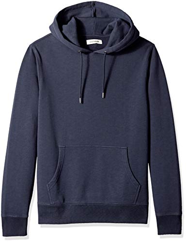 Marca Amazon - Goodthreads – Sudadera con capucha de forro polar para hombre, Azul (navy eclipse), US XS (EU XS)