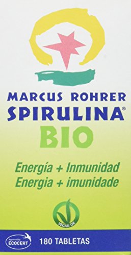 Marcus Rohrer Spirulina BIO Complemento Alimenticio - 180 Tabletas