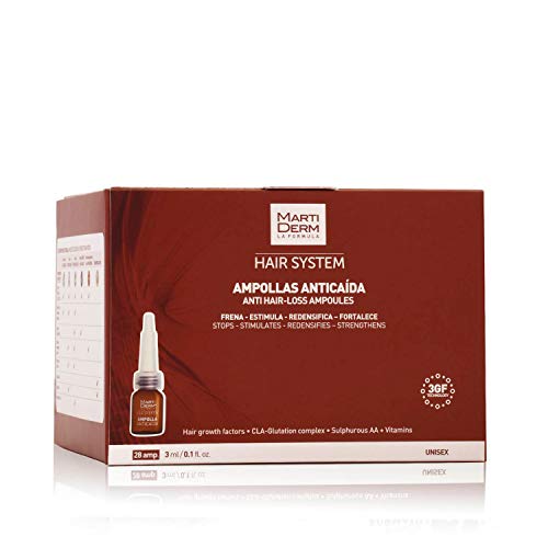 MARTIDERM S.L. - 28 Ampollas Anticaída Hair System Martiderm