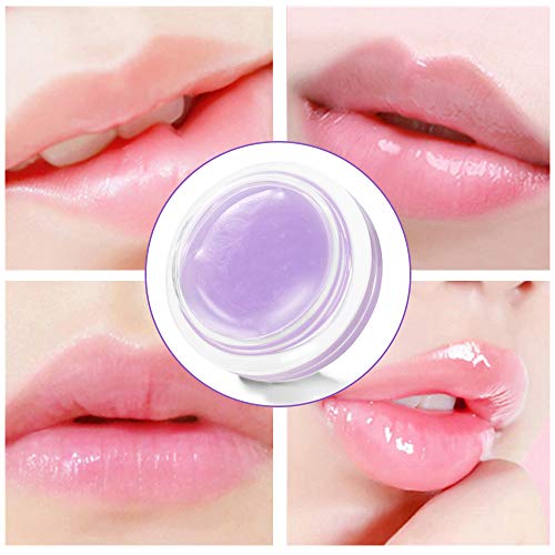 Mascarilla de Labios,Crema Hidratante para Labios,Exfoliante labial para Eliminar Piel Muerta y Tratamiento Intensivo de Reparación de Labios,Desvanece Líneas de Labios,Llumina Color de Los Labios