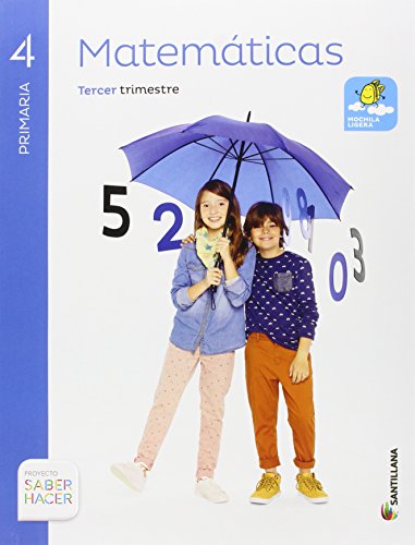 MATEMATICAS 4 PRIMARIA SABER HACER - Pack de 3 libros - 9788483056097