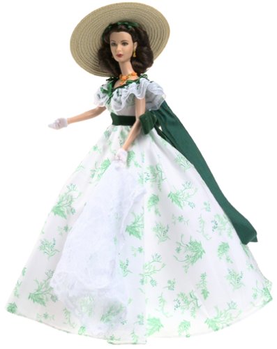 Mattel Barbie Coleccionables, Timeless Treasures Series: Scarlett O'Hara Gone with The Wind Bar – B – Que Doll