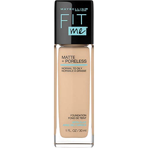 MAYBELLINE - Fit Me Matte + Poreless Foundation 220 Natural Beige - 1 fl. oz. (30 ml)