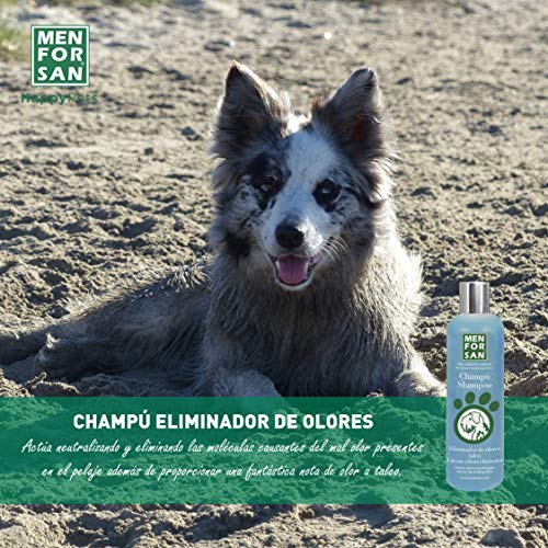 MENFORSAN Champú Perros Eliminador de olores Talco - 300 ml