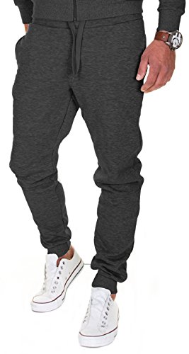 MERISH Pantalones Jogger Hombre Deportivos Joggers Modell 211 Antracita S