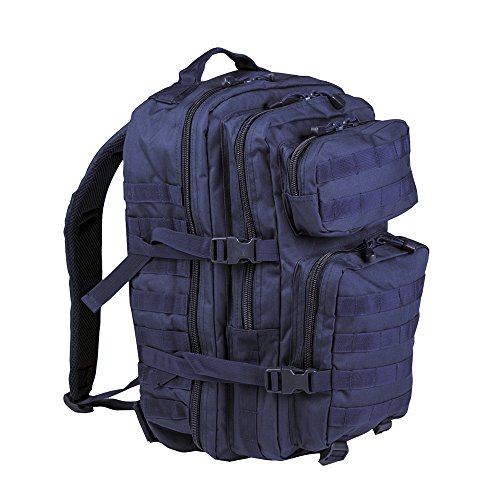 Mil-Tec - Mochila de senderismo,  sistema MOLLE, L azul