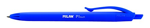 Milan P1 Touch - Pack de 4 bolígrafos, color azul