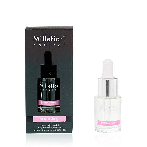 Millefiori Natural Agua lösliches Aceite aromático 15 ml Jasmine Ylang, Cristal, Color Blanco, 5.5 x 11.8 x 5.3 cm