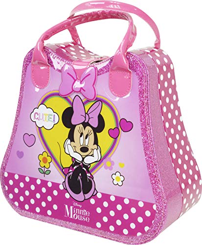 Minnie Mouse Weekender-Neceser, Set Niñas Minnie-Selección de Productos Seguros en un Maletín de Maquillaje, Color Rosa (Markwins Beauty Brands 1599048E)