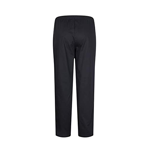 MISEMIYA - PANTALÓN Sanitarios Unisex Cintura ELÁSTICA Uniforme Laboral MÉDICO Enfermera Limpieza Veterinaria SANIDAD HOSTELERÍA- Ref.8312 - S, Negro