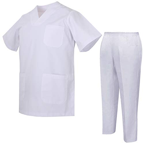 MISEMIYA - Pijams Sanitarios Unisex Uniformes Sanitarios Uniformes Médicos 817-8312 - M, Casaca Sanitarios 817-9 Fucsia