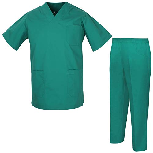 MISEMIYA - Pijams Sanitarios Unisex Uniformes Sanitarios Uniformes Médicos 817-8312 - S, Casaca Sanitarios 817-7 Granate