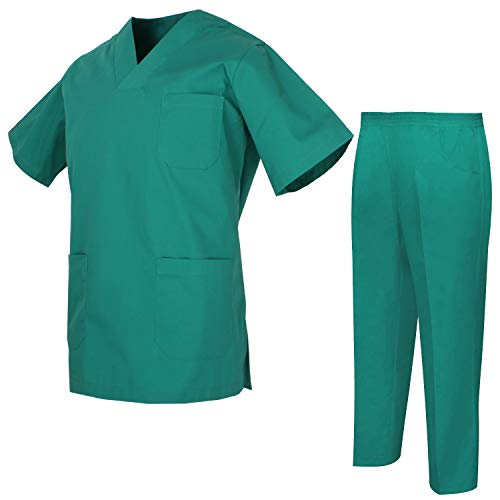 MISEMIYA - Pijams Sanitarios Unisex Uniformes Sanitarios Uniformes Médicos 817-8312 - S, Casaca Sanitarios 817-7 Granate