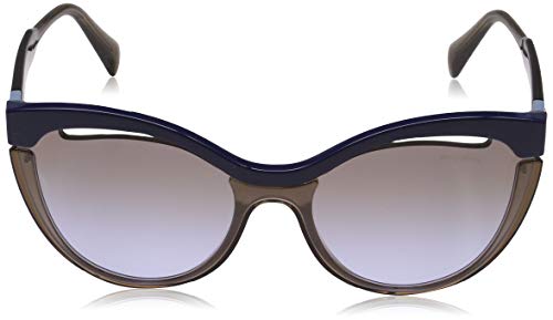 Miu Miu 0MU01TS UE62H2 36 Gafas de sol, Azul (Bluette/Transparent Brown/Violet Brown Silver), Mujer