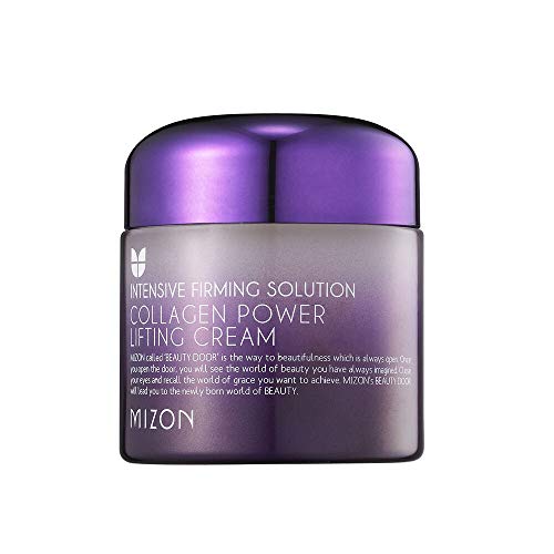 [Mizon] Crema Power Lifting de Colágeno (75ml) Hidratante Intensivo con 75% de Extracto de Colágeno Marino, Cosmético Coreano {Collagen Power Lifting Cream}