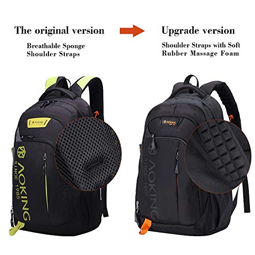 Mochila Ligera de Moda Mochila de Viaje Casual Brackets de Masaje Mochila Escolar portátil Mochila Impermeable Hombres Mujeres