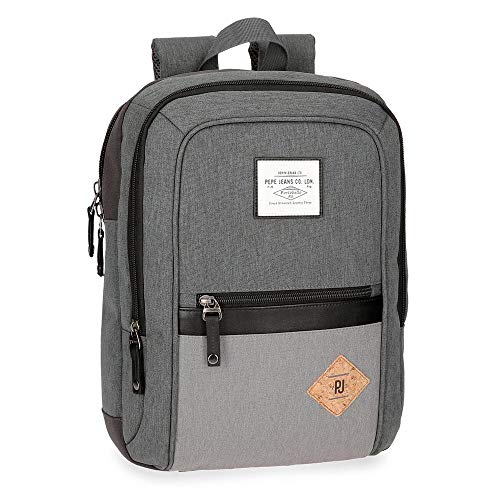 Mochila para portátil Pepe Jeans Roy 13,3" gris