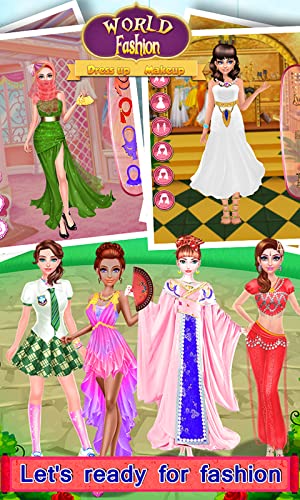 Moda en el mundo para chicas - Juega a vestirse con mujeres de diferentes culturas del mundo en este juego gratis!