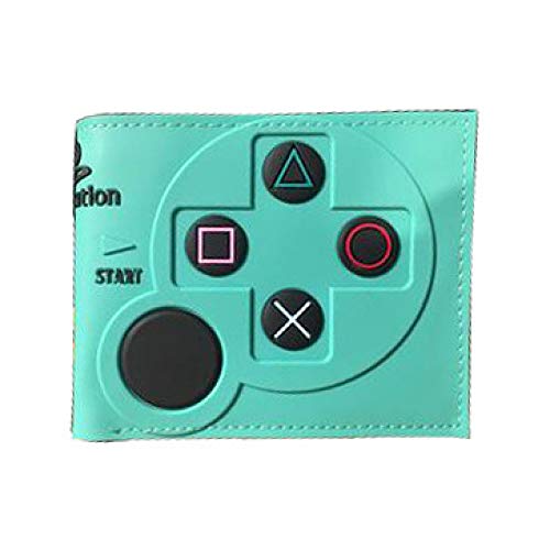 Moda Hombre y Mujer Gamepad patrón Billetera Corta Día de San Valentín Esposa, Esposo, Padre, Madre, Amante, niña,