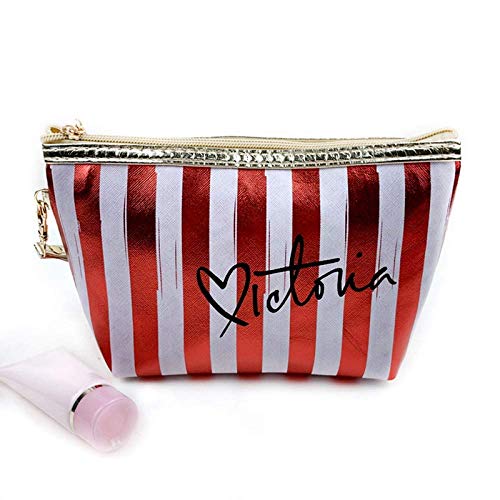 Moda Pu Cuero Cosméticos Bolsas De Almacenamiento De Las Mujeres Maquillaje Bolsa De Pvc Bolsa De Lavado Bolsa De Aseo De Viaje Organizador De La Caja