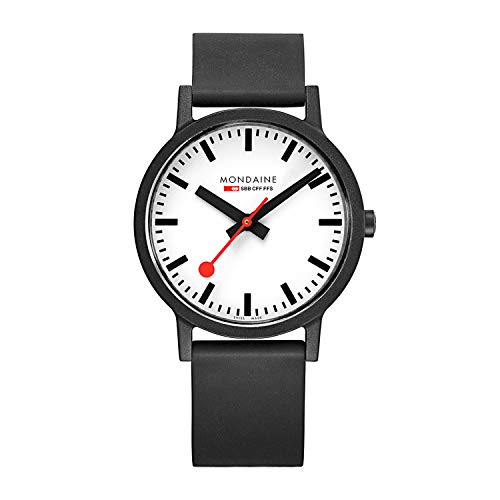 Mondaine Essence, Reloj de Cuarzo Analogico para Hombre y Mujer, MS1.41110.RB, 41 MM