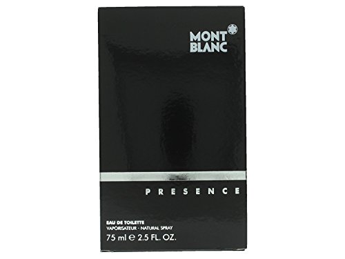 MONT BLANC Presence - Agua de Tocador para Hombre con Vaporizador, 75 ml