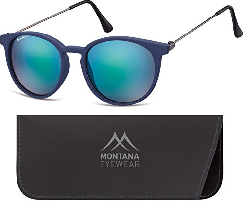 Montana MS33 gafas de sol, Multicoloured (Blue/Revo Blue), Talla única Unisex Adulto