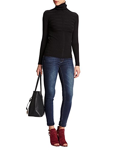 Morgan Mentos, Jersey para Mujer, Negro, S