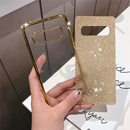 MRSTER Funda para iPhone XS MAX, Glitter Bling TPU Bumper Brillante Diamante Protector Case con Soporte Ring Kickstand de 360 Grados Carcasa para Apple iPhone XS MAX 2018. Black