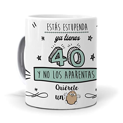 mundohuevo Taza Ya Tienes 40 y no los aparentas