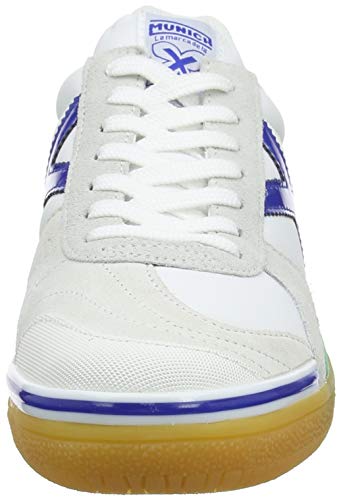 Munich Gresca, Zapatillas de fútbol Unisex Adulto, Blanco, 41